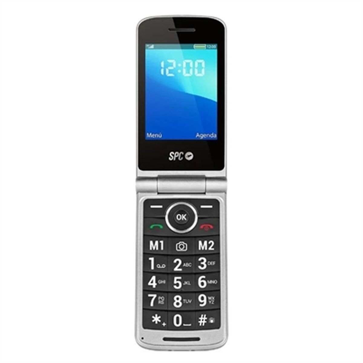Mobil telefon for eldre voksne SPC 2321NS Svart